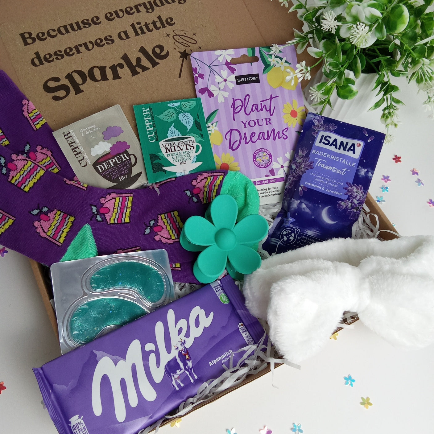 PURPLE DREAMS SOCK BOX