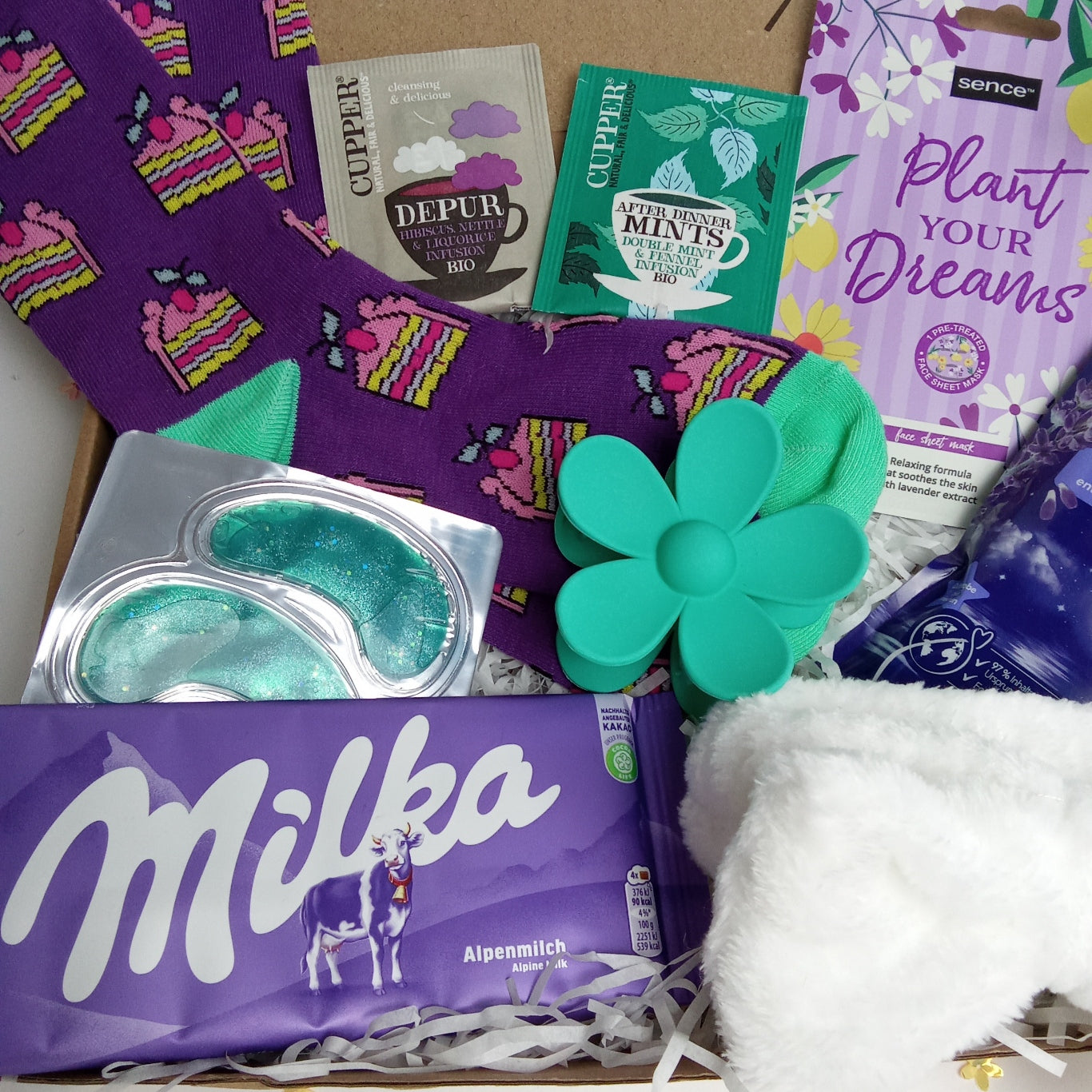 PURPLE DREAMS SOCK BOX
