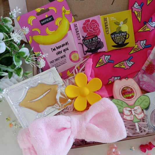 BANANAS & ICE CREAM SOCK BOX