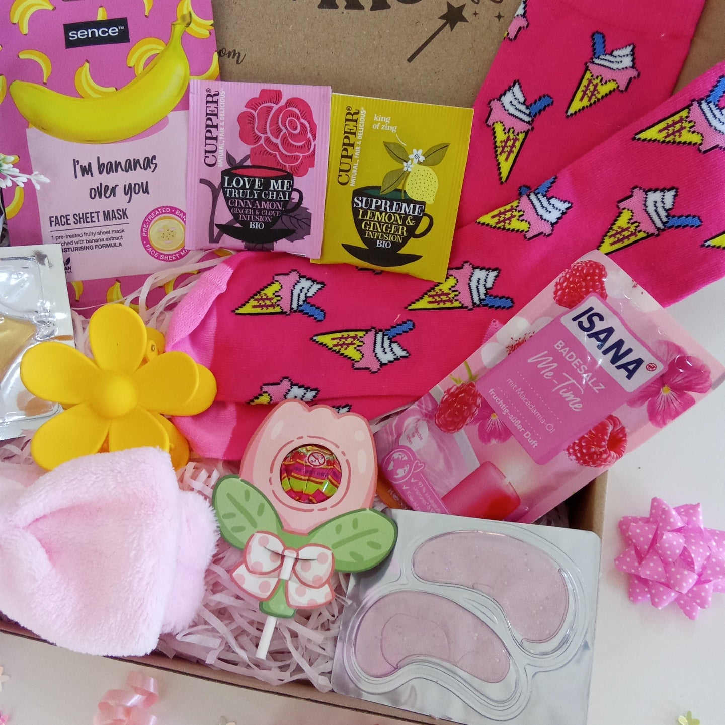 BANANAS & ICE CREAM SOCK BOX