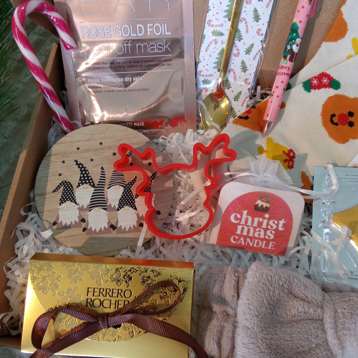 REINDEER CHEER SOCK BOX