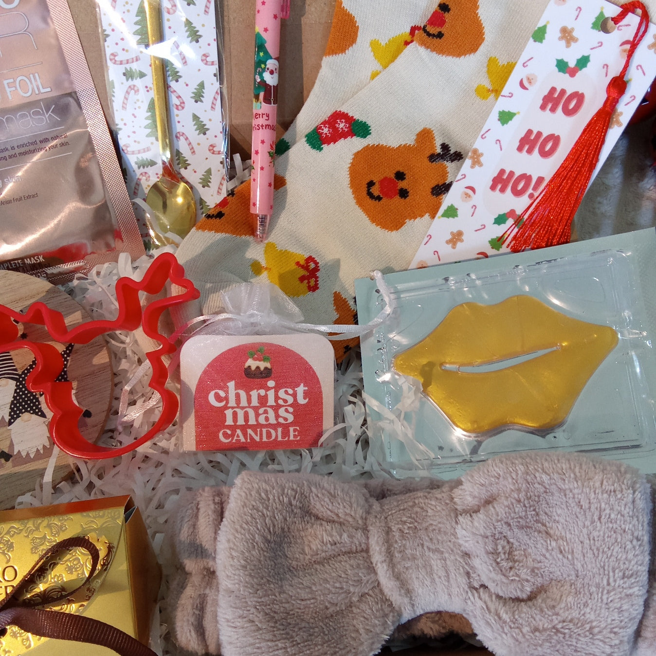 REINDEER CHEER SOCK BOX