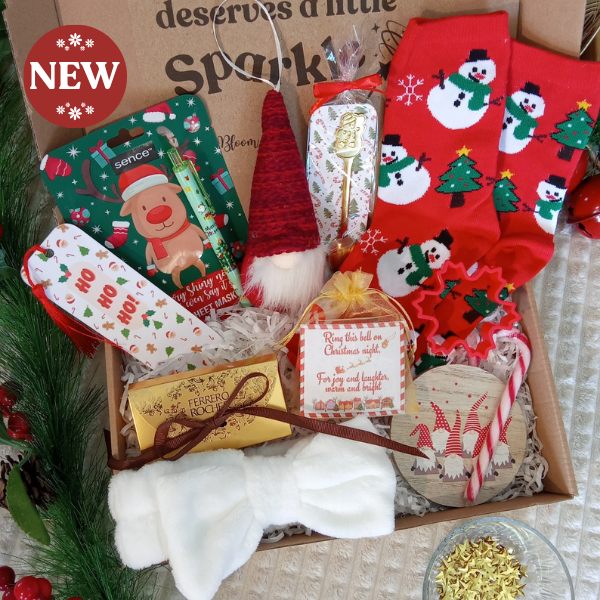 SNOWMAN SNUGGLES SOCK BOX